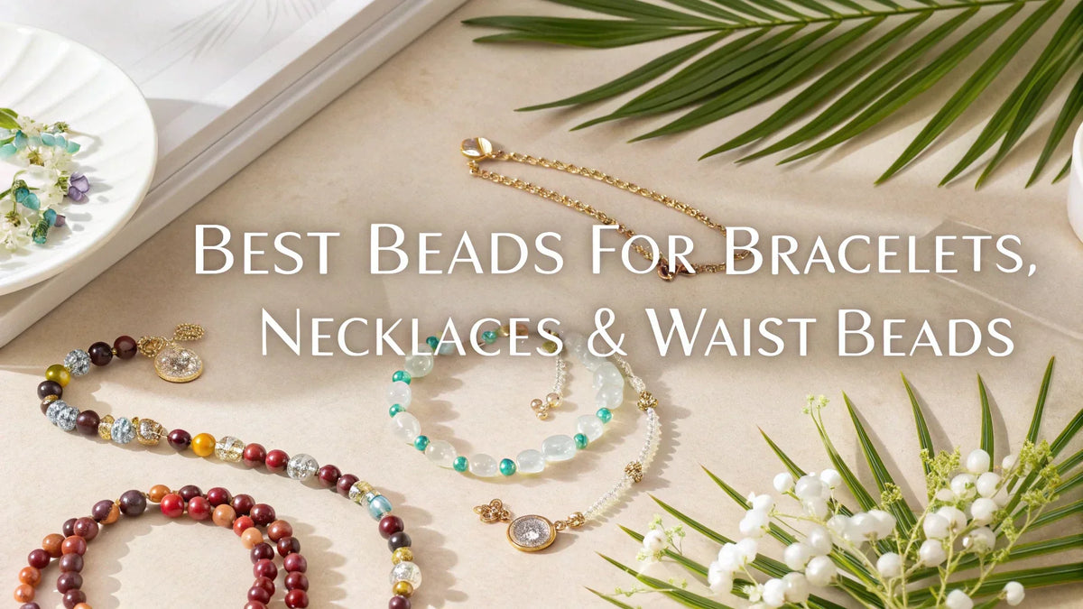 Necklace or waist beads with matching bracelet Deep Friendship Traditional Waist Beads – Fitbeads main image 3