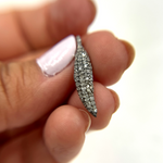 Load image into Gallery viewer, DC053. Diamond Sterling Silver Leaf Shape Pendant