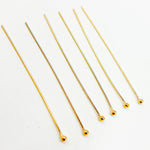 Load image into Gallery viewer, Gold-filled Ball 1.5 Inch Headpins