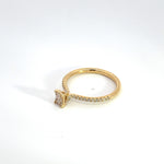 Load image into Gallery viewer, 14K Solid Gold Diamond Ring.