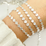 Load image into Gallery viewer, 925 Sterling Silver Smooth Disc Chain