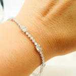 Load image into Gallery viewer, TJ0016. 14k Solid Gold Diamond Bracelet