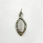 Load image into Gallery viewer, DC783. Diamond Sterling Silver Marquise Pendant