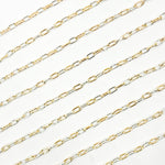 Load image into Gallery viewer, XM/3106XETT. 14k Gold Filled Smooth Paperclip Link Chain