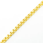 Load image into Gallery viewer, 073VED. 14K Solid Gold Box Link Chain