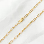 Load image into Gallery viewer, 1606Necklace. 14K Gold-Filled Smooth Paperclip Finished Necklace