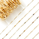 Load image into Gallery viewer, 70/8720BD/SP. 14K Gold Filled Dapped Bar Chain