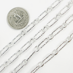 Load image into Gallery viewer, Sterling Silver Diamond Cut Paperclip Chains