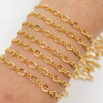 Load image into Gallery viewer, 274GF. 14k Gold Filled Oval and Infinity Link Chain