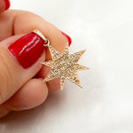 Load image into Gallery viewer, Diamond Sterling Silver Star Pendant