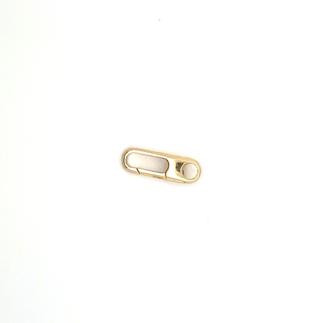 1356-14K. 14K Solid Gold Oval Clasp