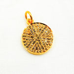 Load image into Gallery viewer, DC376. Diamond Sterling Silver Round Charm