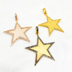 Load image into Gallery viewer, DP363. Diamond Sterling Silver Star Pendant