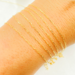 Load image into Gallery viewer, 14K Solid Gold Large Curb Chain