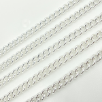 Load image into Gallery viewer, Y5SS. Sterling Silver Smooth Curb Link Chain