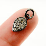 Load image into Gallery viewer, DC969. Diamond Sterling Silver Drop Charm