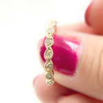 Load image into Gallery viewer, 14k Solid Gold Diamond Ring.