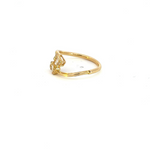 Load image into Gallery viewer, 14k Solid Gold Double Line Diamond Ring.