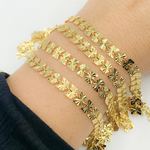 Load image into Gallery viewer, Gold Plated 925 Sterling Silver Chevron Chains