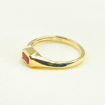 Load image into Gallery viewer, 14K Solid Gold Ruby Ring.