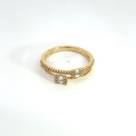 Load image into Gallery viewer, 14k Solid Gold Diamond Ring.