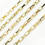 Load image into Gallery viewer, Y46GP. Gold Plated Sterling Silver Box Chain