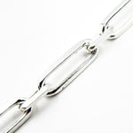 Load image into Gallery viewer, Shop Now Sterling Silver Diamond Cut Paperclip Chain