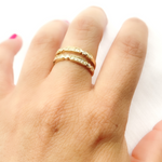 Load image into Gallery viewer, 14K Solid Gold Diamond Ring.