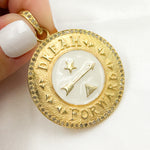 Load image into Gallery viewer, Buy Now Sterling Silver Round Arrow Enamel Pendants