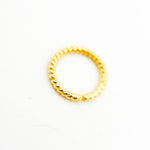 Load image into Gallery viewer, Gold Plated Twisted Jump Ring