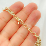 Load image into Gallery viewer, 568861G Bracelet. 14K Yellow Hollow Gold Diamond Cut Marina Link Bracelet