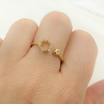 Load image into Gallery viewer, 14K Solid Gold Diamond Ring.