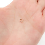Load image into Gallery viewer, 5MM 20Gauge Close Rose Gold Plated Jump Ring