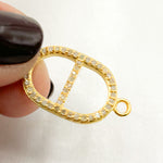 Load image into Gallery viewer, Diamond Sterling Silver Mariner Connector