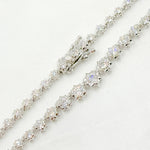 Load image into Gallery viewer, NFS70576. 14K Solid White Gold Diamond Necklace