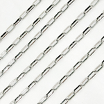Load image into Gallery viewer, V127OX. Oxidized 925 Sterling Silver Diamond Cut Cable Link Chain