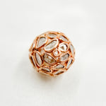 Load image into Gallery viewer, DC809. Diamond & Sterling Silver Round Bead