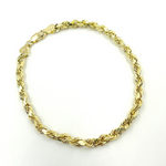 Load image into Gallery viewer, 14K29Bracelet. 14K Solid Gold Rope Bracelet