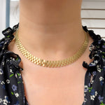 Load image into Gallery viewer, Buy 14K Solid Gold Pattern Necklace