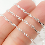 Load image into Gallery viewer, Z108SS. Sterling Silver Oval & Mariner Link Chain