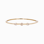 Load image into Gallery viewer, DBG00332. 14K Solid Gold Diamond Bangle