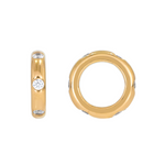 Load image into Gallery viewer, CMA00102. 14K Solid Gold Diamond Ring Charm