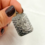 Load image into Gallery viewer, DP302. Diamond Sterling Silver Rectangle Cross Pendant