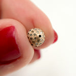 Load image into Gallery viewer, DC171. Diamond Sterling Silver Round Bead