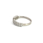 Load image into Gallery viewer, 14k Solid White Gold Diamond Ring.