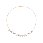 Load image into Gallery viewer, NFN71705. 14K Solid Gold Diamond and Gemstone Necklace