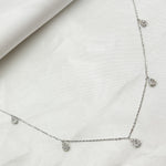 Load image into Gallery viewer, NT112825. 14K Solid Gold Diamond Drop Dangle Necklace