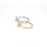 Load image into Gallery viewer, 14k Solid Gold Statement Flower Diamond Ring.