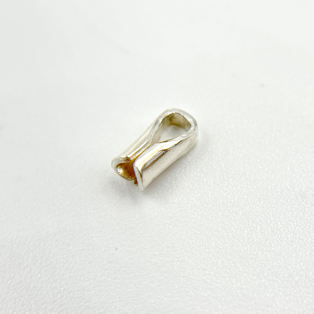 ECSS. 2MM White Sterling Silver End Cap