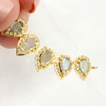 Load image into Gallery viewer, DP094. Diamond Sterling Silver Fancy Pendant with Gemstone
